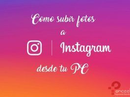 Como subir fotos a Instagram desde la pc