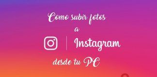 Como subir fotos a Instagram desde la pc