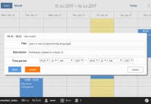 Calendario de eventos en Symfony 3 con dhtmlxScheduler Calendario de eventos en Symfony 3 con dhtmlxScheduler