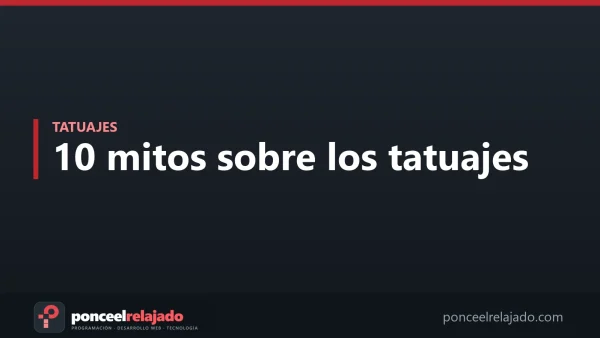 Portada: 10 mitos sobre los tatuajes