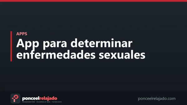 Portada: App para determinar enfermedades sexuales