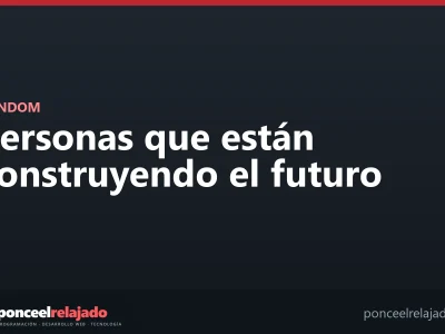 Portada: Personas que están construyendo el futuro
