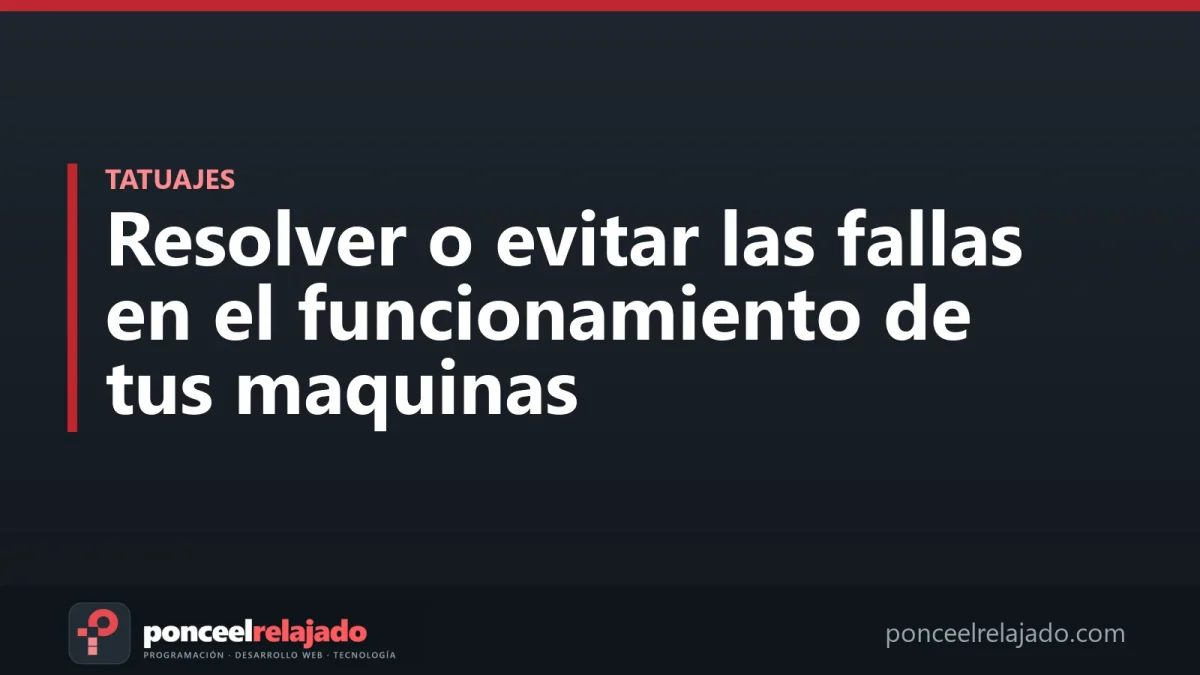 Portada: Resolver o evitar las fallas en el funcionamiento de tus maquinas