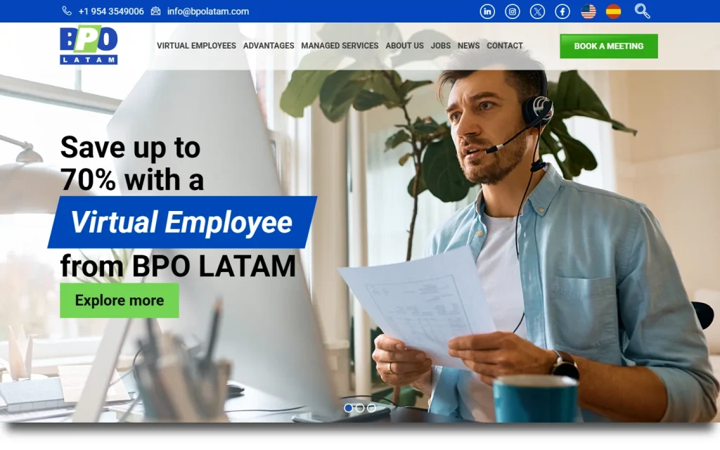 BPO Latam: página de inicio