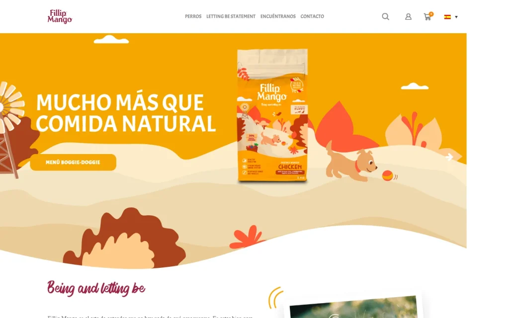 Fillip Mango: página de inicio
