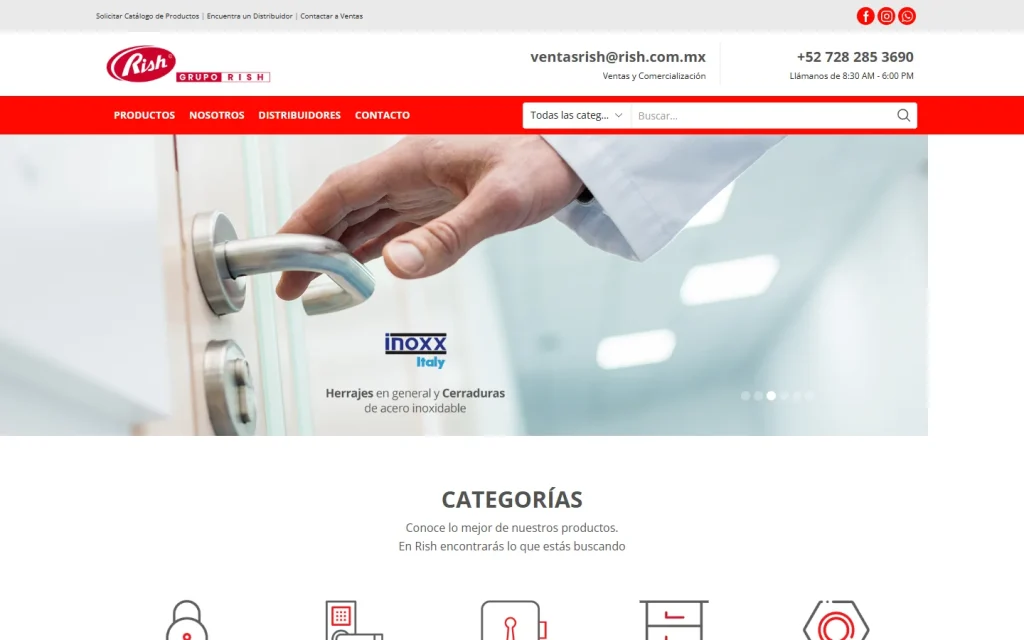 Grupo RISH: página de inicio