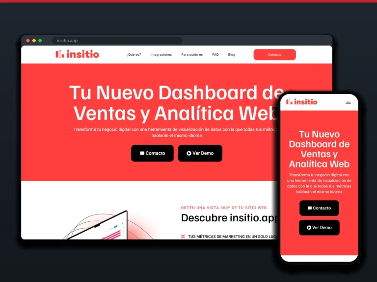 Insitio.app: sitio en escritorio y móvil