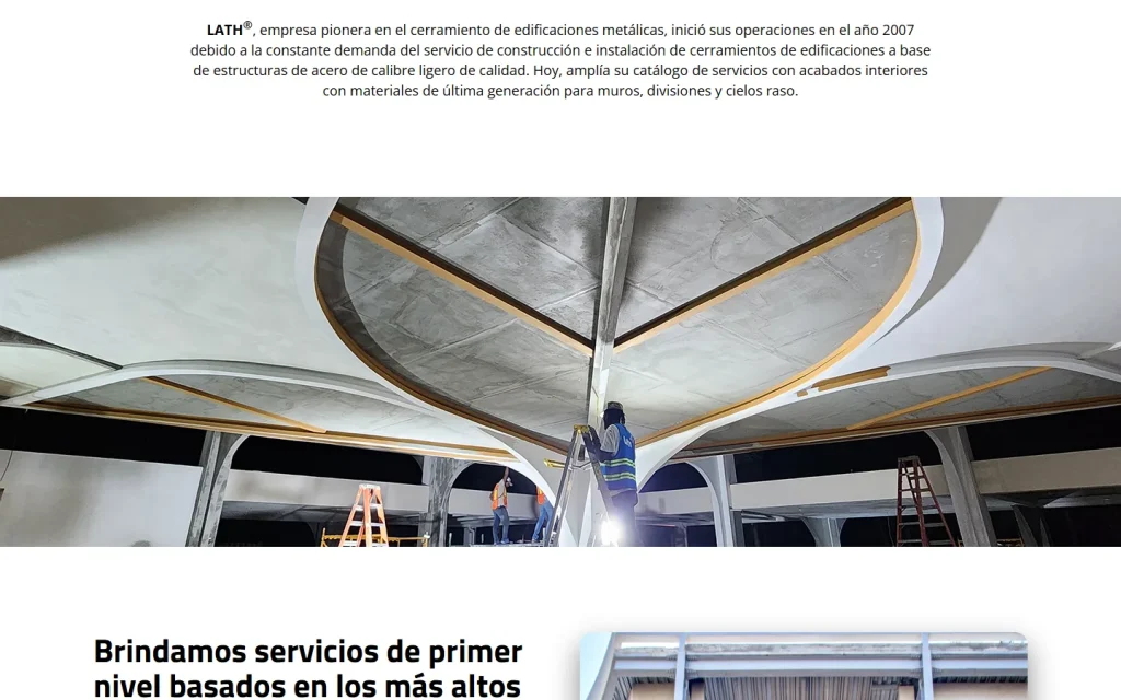 Lath: sección del sitio