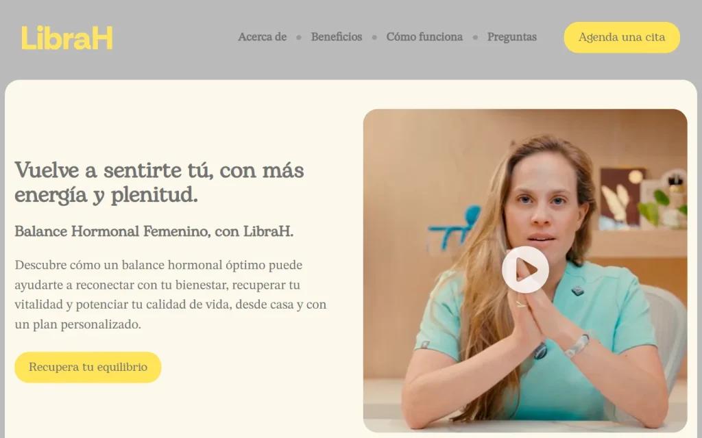 LibraH: página de inicio